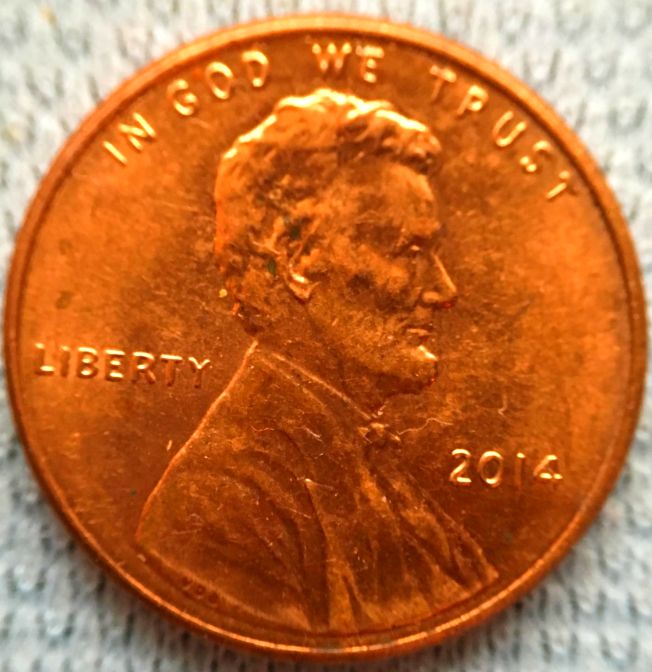 2014-Lincoln-Cent-Spike-Head-With-Die-Chip