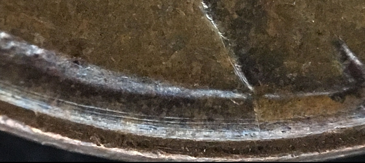 1953-D--Lincoln-Unique-Die-Scratches-On-Obv