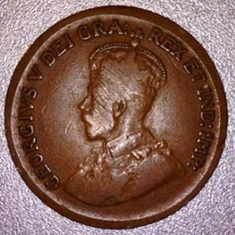 Rare-Unstruck-Penny-King-George-V-Era-Dates-1920-To-1936