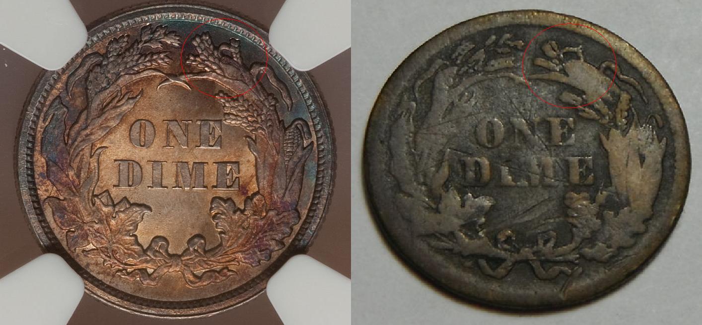 1861-Dime