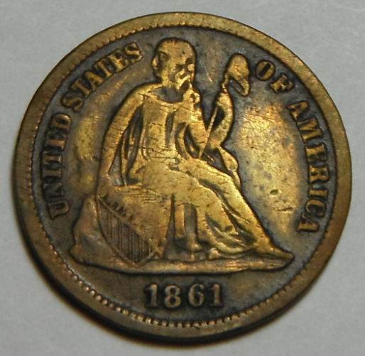 1861-Dime