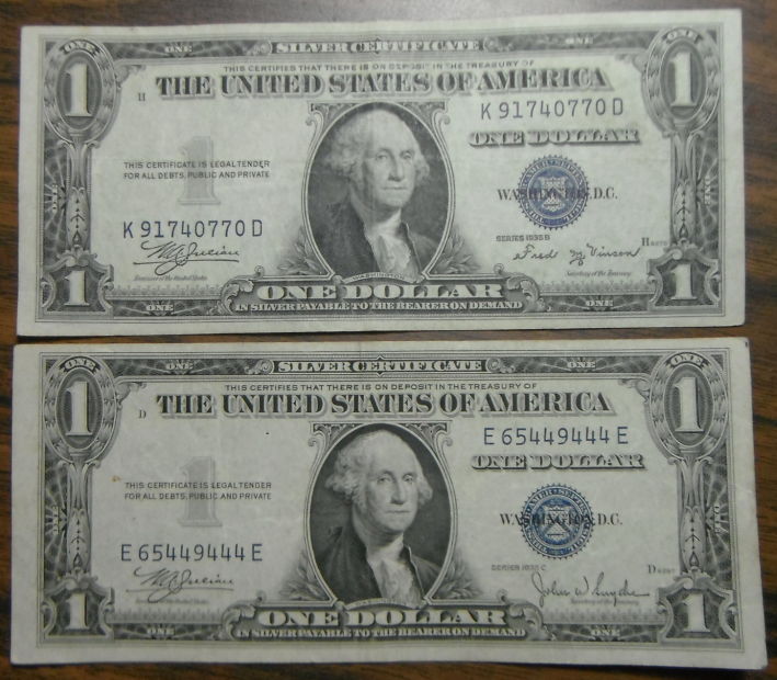 1957-And-1935-Silver-Certificates