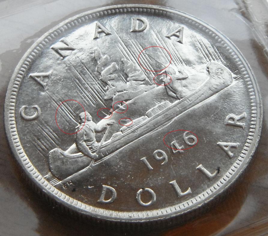 1946-Dollar---Obverse-And-Reverse-Die-Clashes