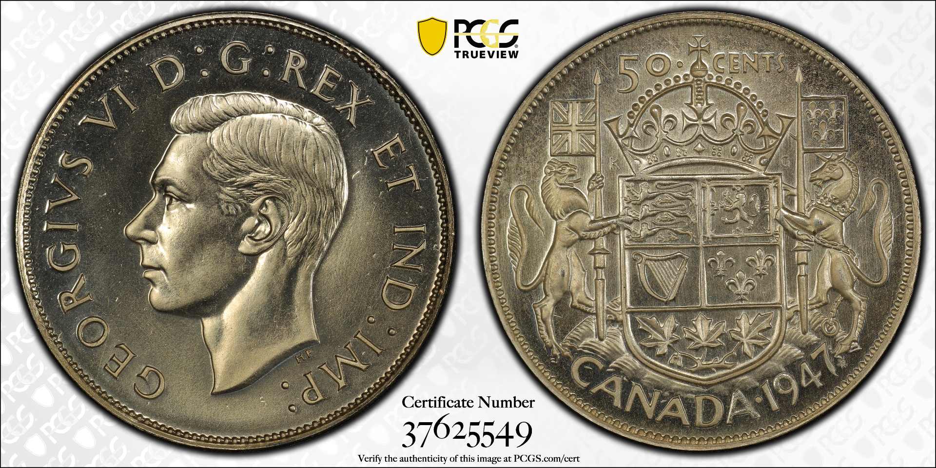 1947-Maple-Leaf-50c-Curved-Right-Specimen---A-Long-Story