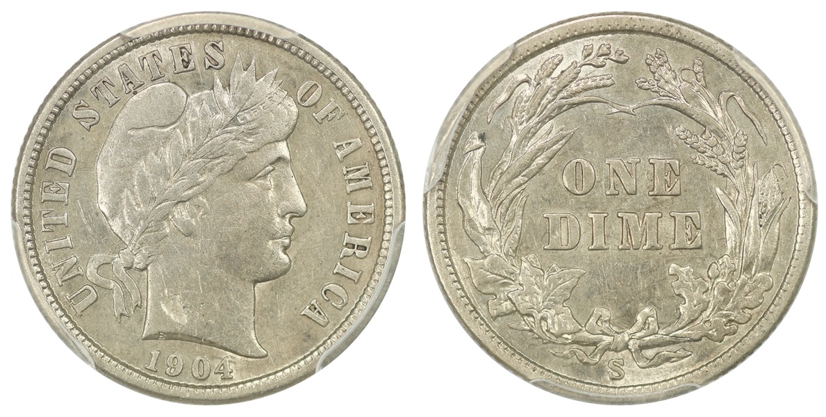 1904-S-10c---PMD,-Planchet-Flaw-Or-Strike-Through?