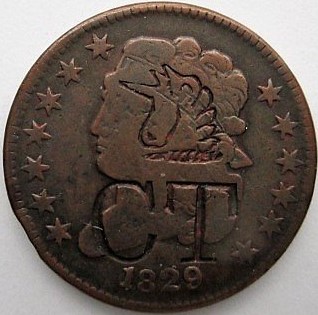 1829-Half-Cent---What-Was-Done-To-It-??