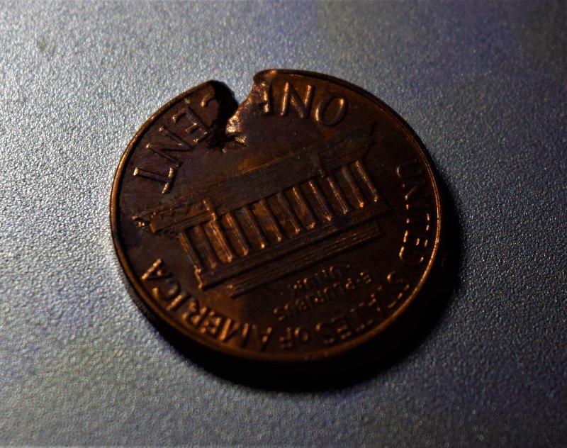 1963-Copper-Cent,-Struck-On-A-Defective-Planchet
