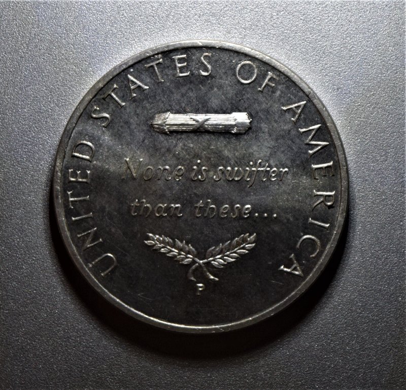 Extremely-Rare-Silver-Diplomatic-Courier-Medal.-Strike-Thru-String