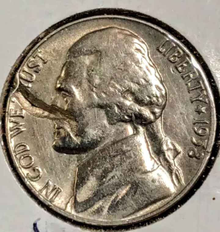 1958-D-Jefferson-Nickel--Fissure