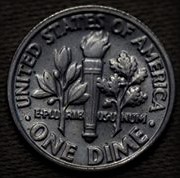 1981-P-Roosevelt-Dime---Split-Die-And-Obverse-Cud
