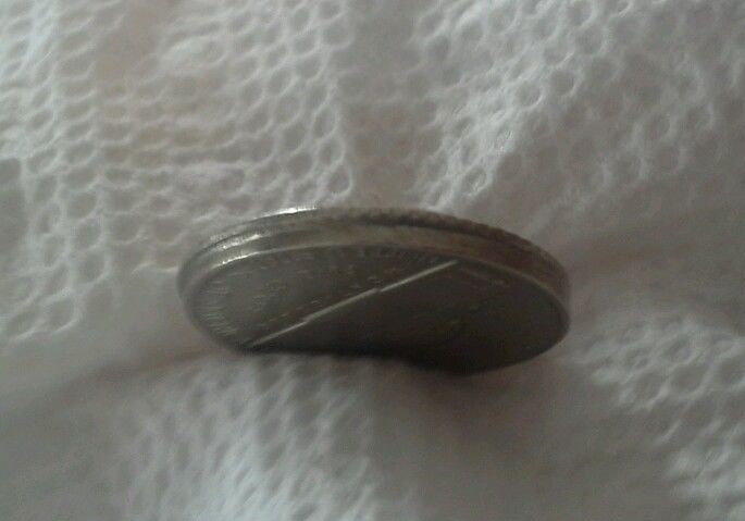 1962-Error-Nickle-With-Reeded-Edge