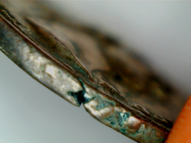 Bronze-Disease/Verdigris-On-Silver-Denarius?
