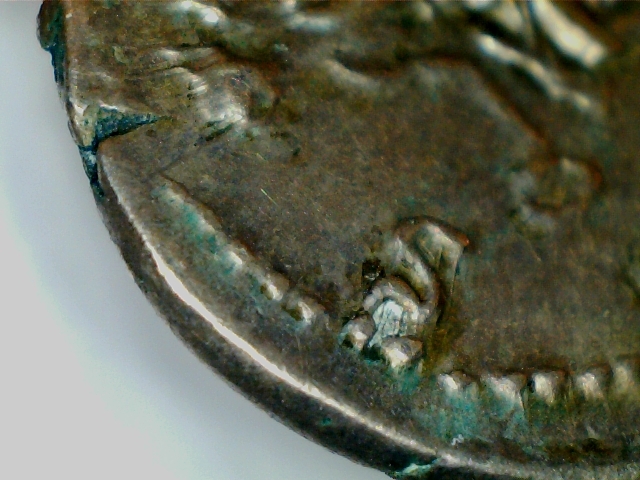 Bronze-Disease/Verdigris-On-Silver-Denarius?