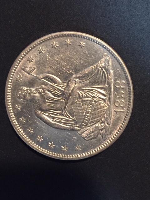 1858-O-Seated-Half-For-Grading