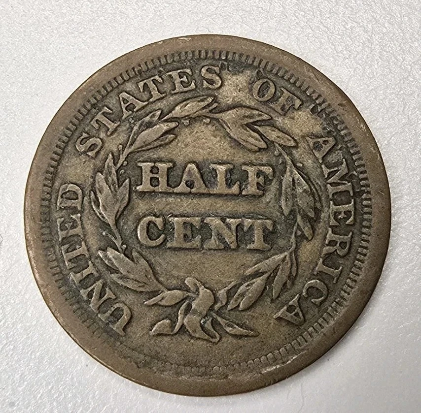 1856-Braided-Hair-Half-Cent-Crazy-Hammer-Price