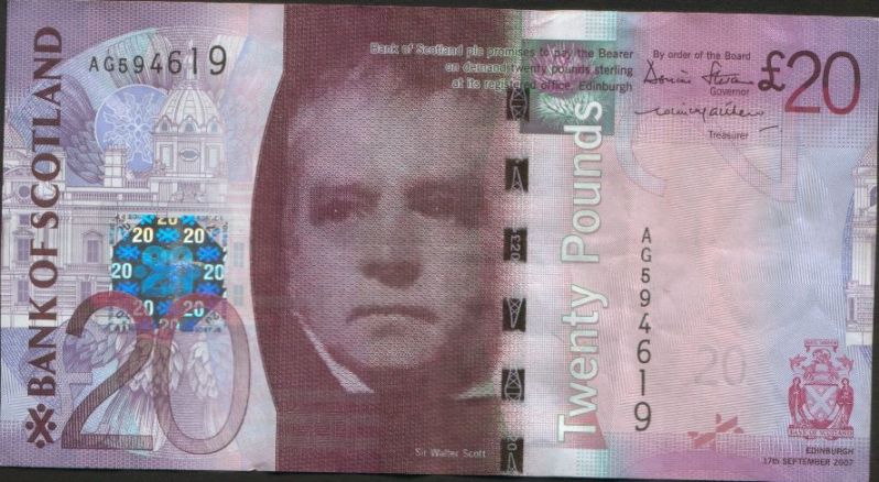 �20--Bank-Of--Scotland---Scott/Forth-Bridge-Note