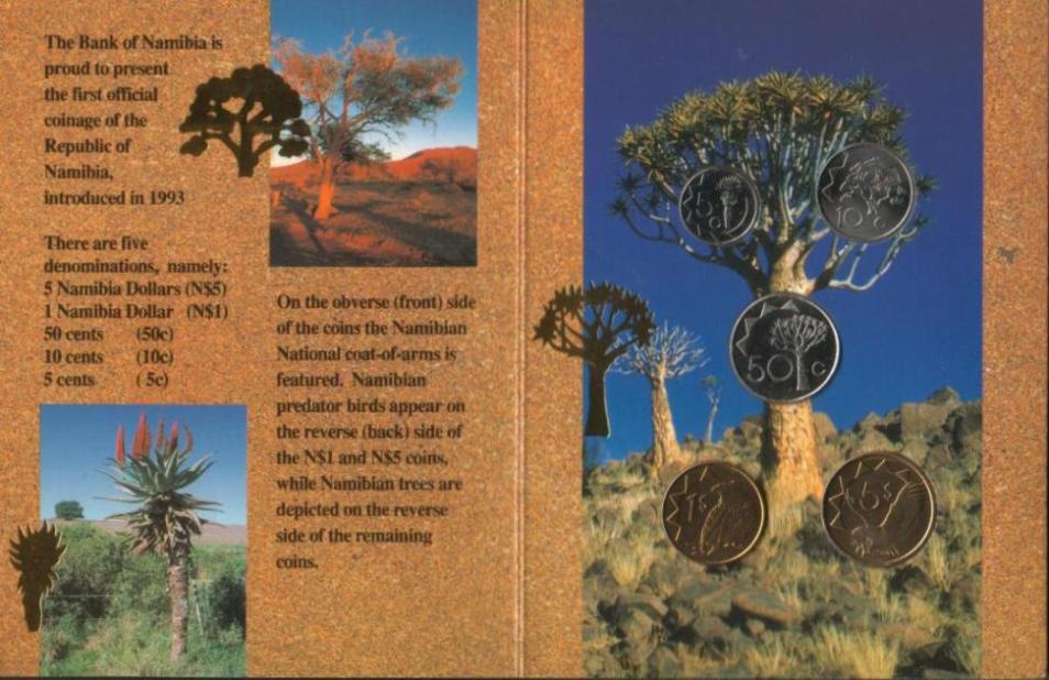 Namibia-1993-Coin-Set