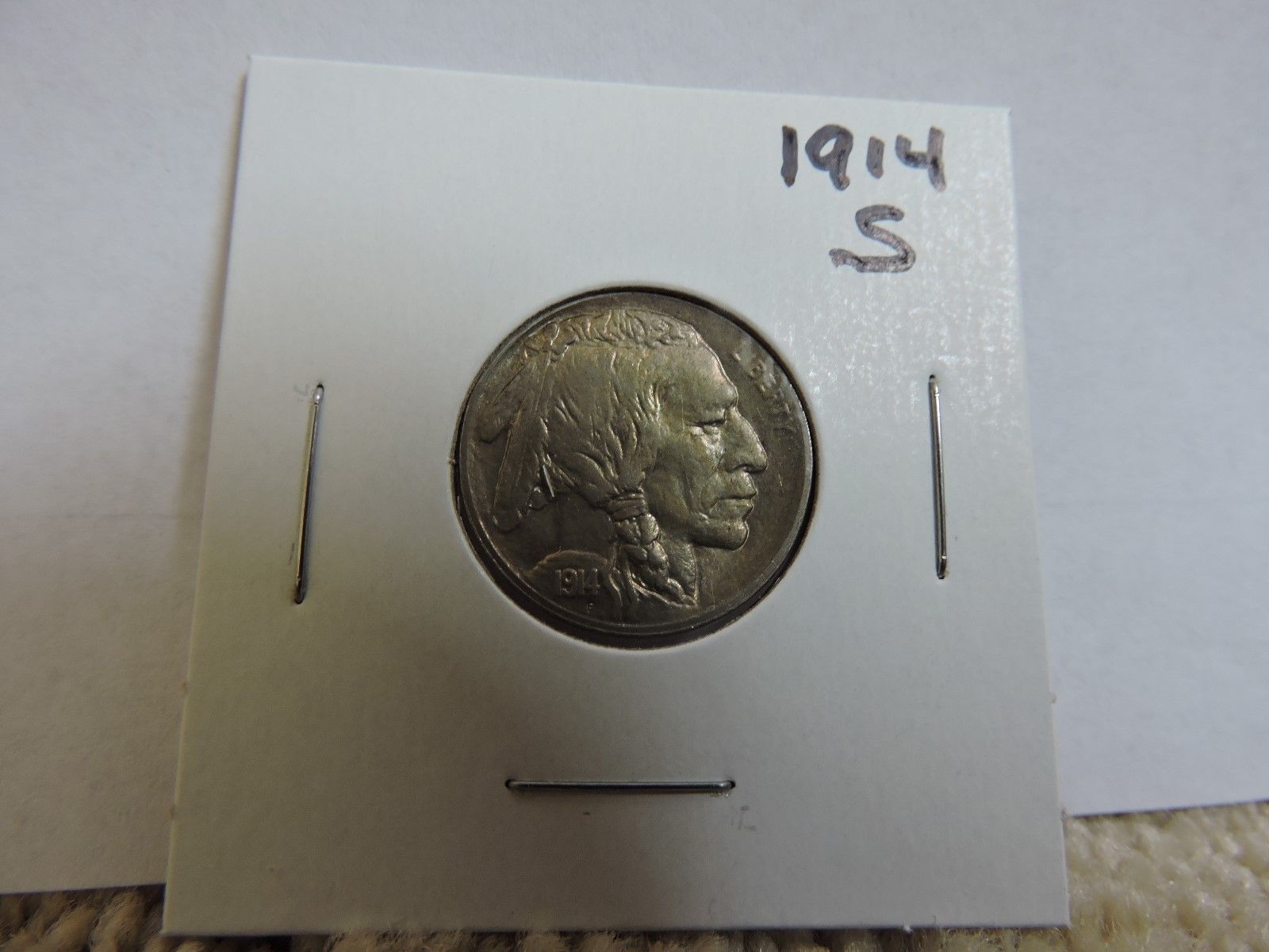 1914-S-Buffalo-Nickel,-Raw-Coin-Unslabbed