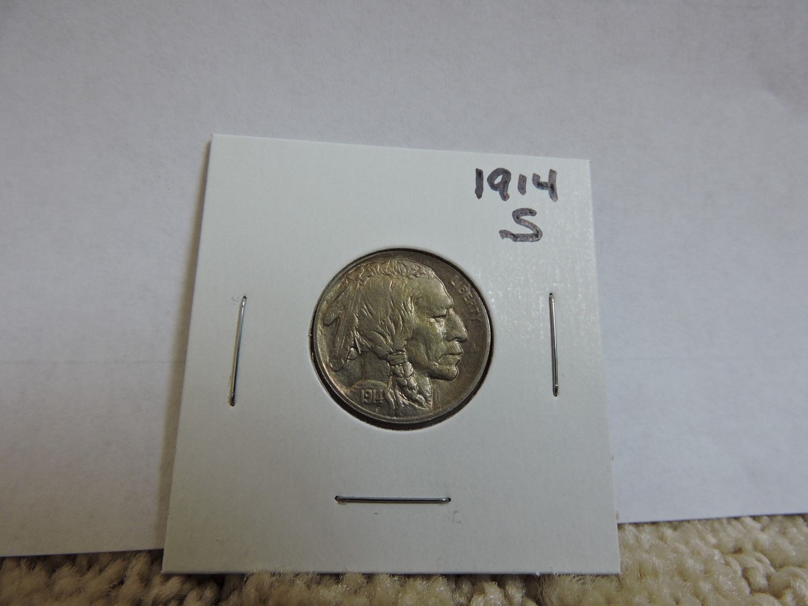 3-1914-S-Buffalo-Nickels.--One-Unslabbed,-2-Slabbed