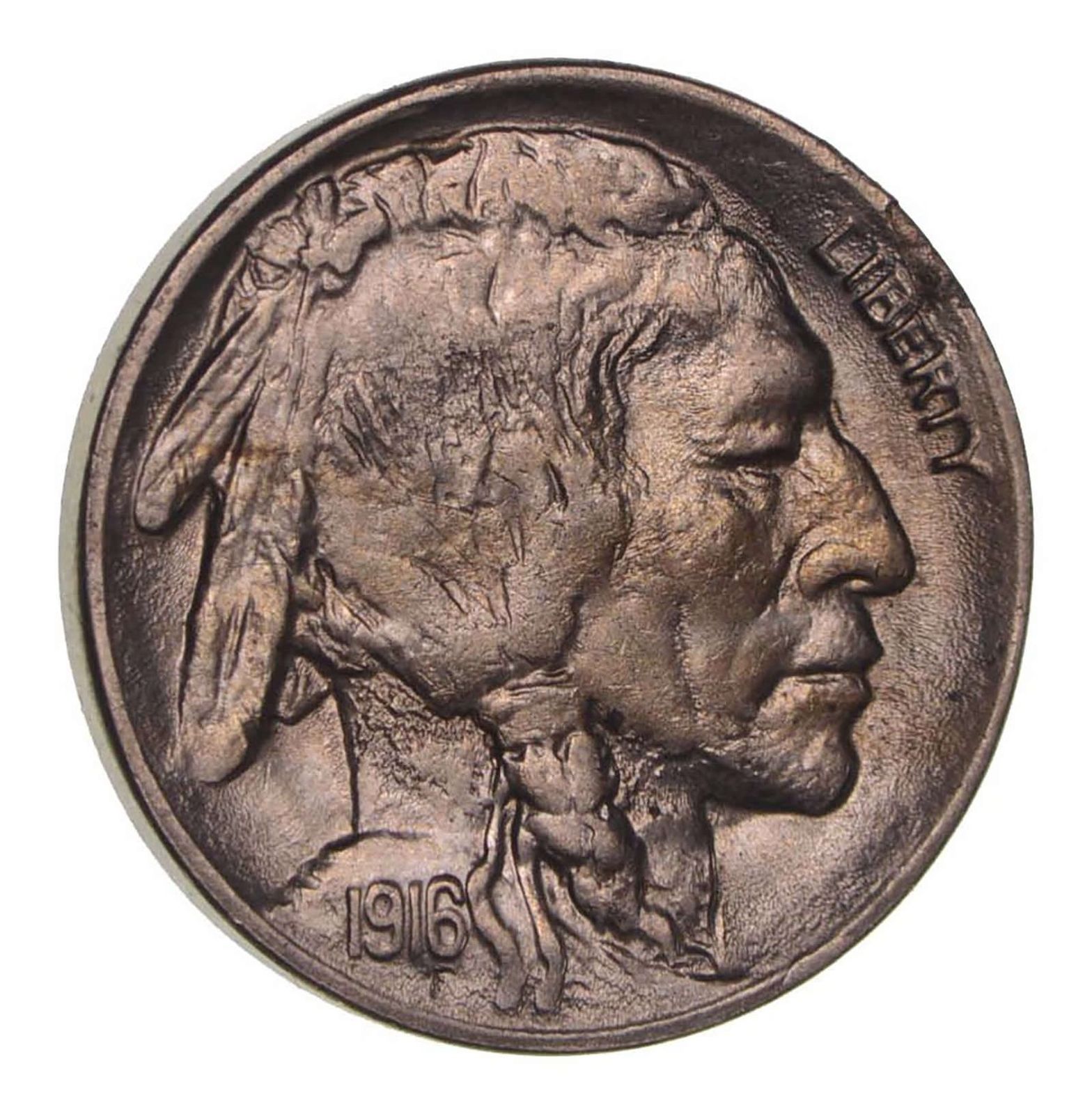4-Buffalo-Nickels-1923,-1916,-1916-D,-1913-D-Type-2