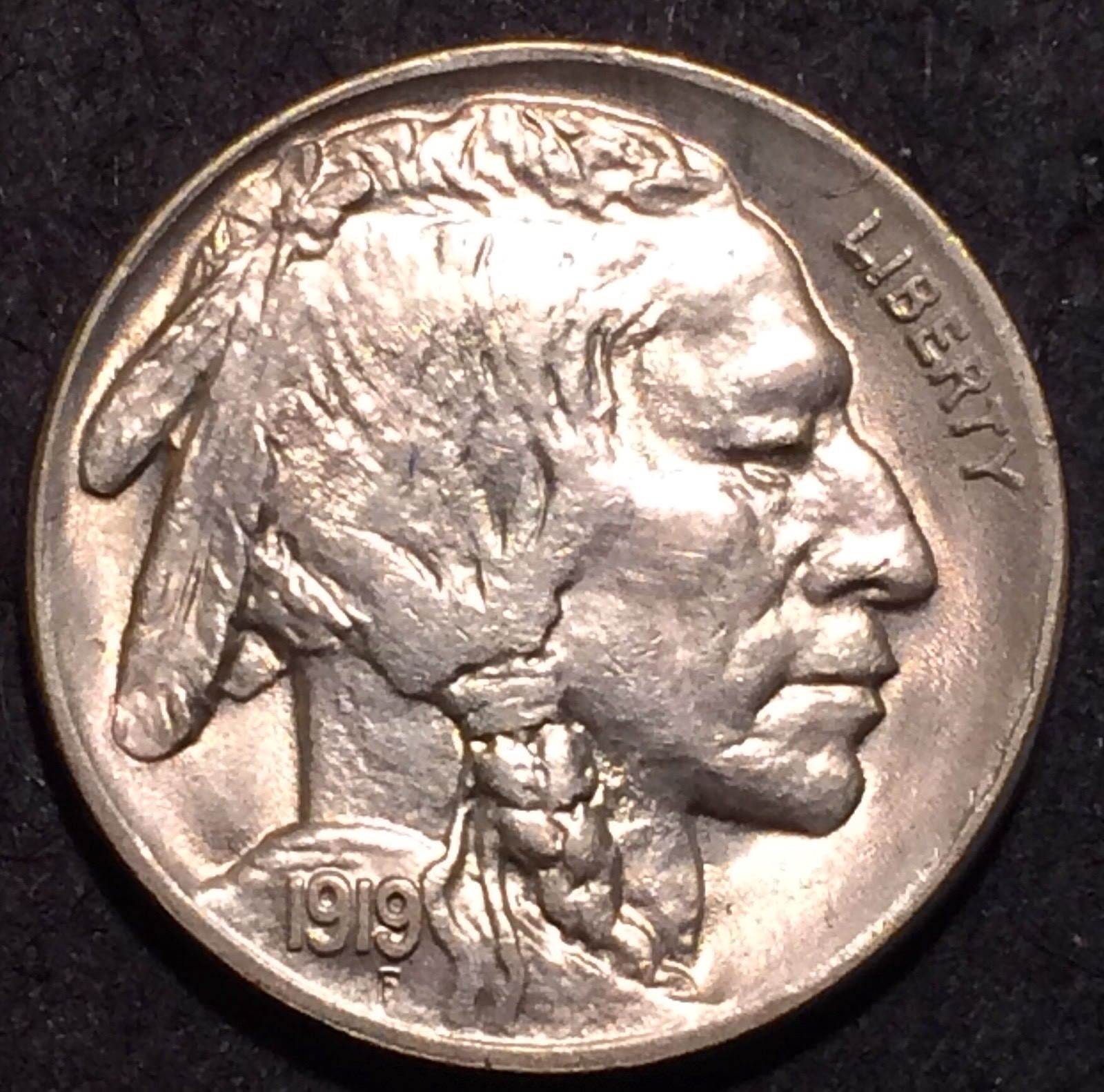 2-1919-Buffalo-Nickels,-Both-Unslabbed