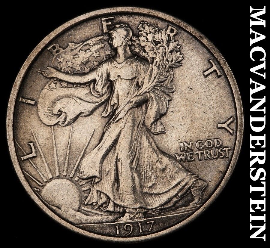 1917-Walking-Liberty-Halves-Which-Of-These-Are-Cleaned?