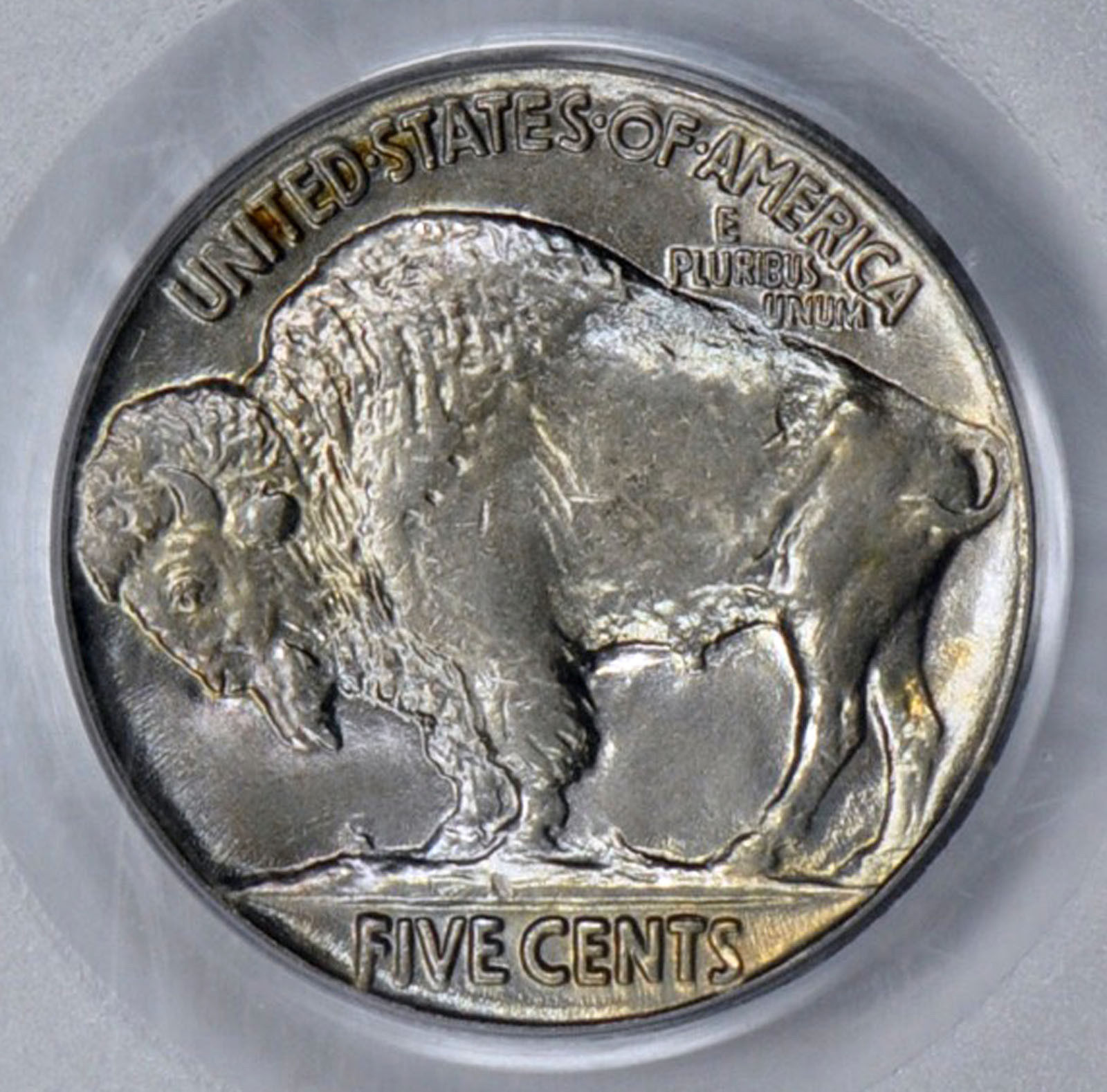 1927-Buffalo-Nickel,-Slabbed