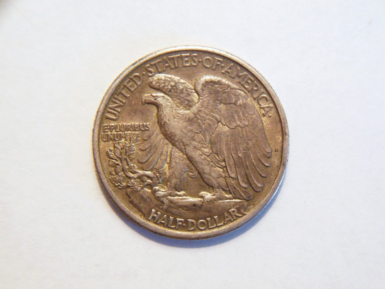 1918-Walking-Liberty-Half,-Slabbed,-Toned