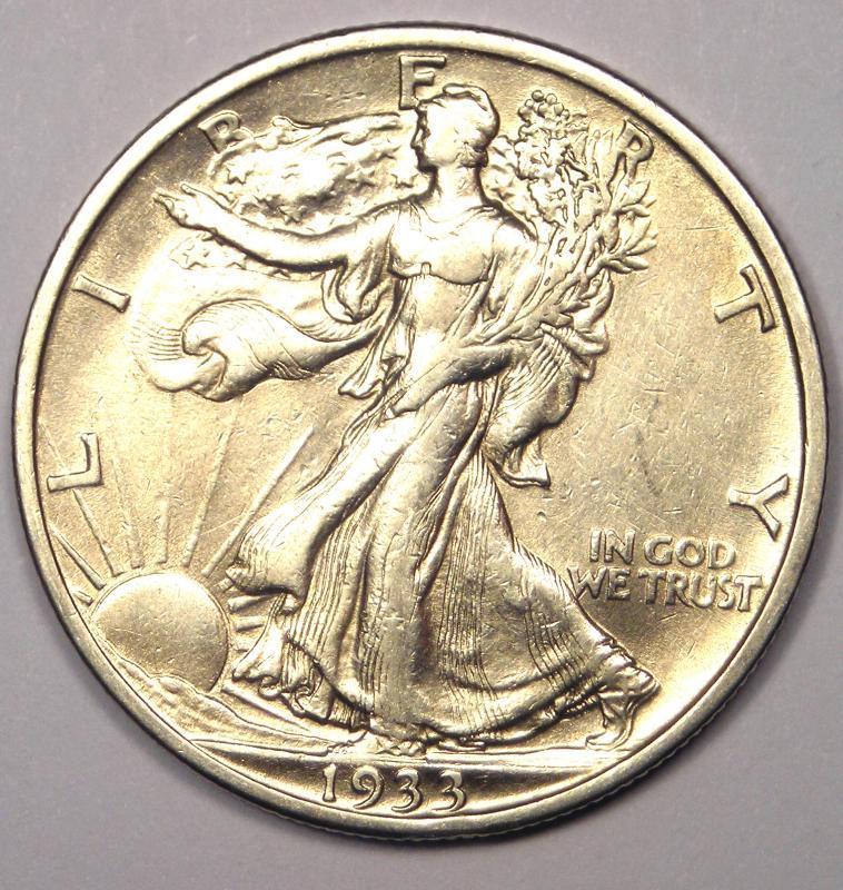 Walking-Liberty-Halves,-Which-Are-Cleaned?--1933-And-1935