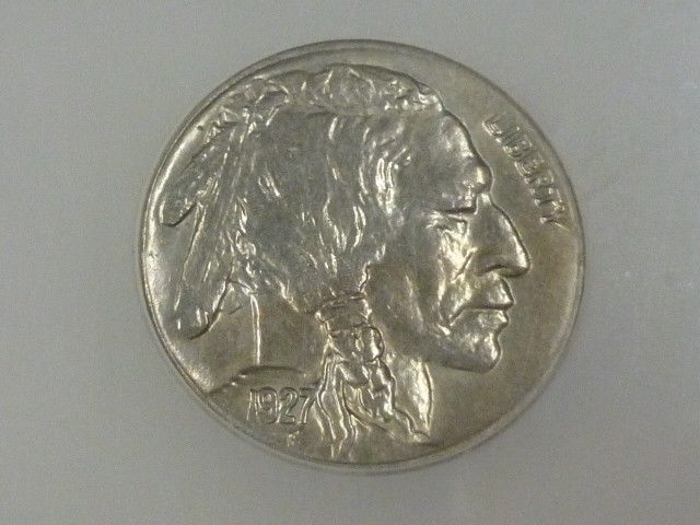 1927-S-Buffalo-Nickel,-Slabbed