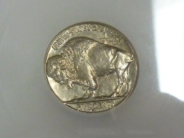 1927-S-Buffalo-Nickel,-Slabbed