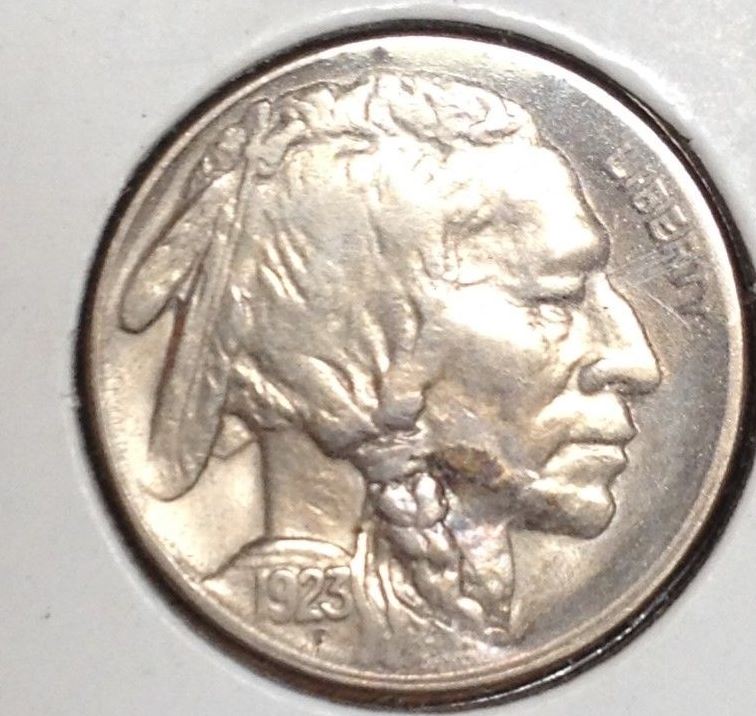 1923-S-Buffalo-Nickel,-Unslabbed,-Circulated