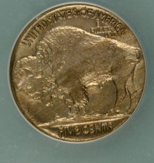 1916-Buffalo-Nickel,-Slabbed