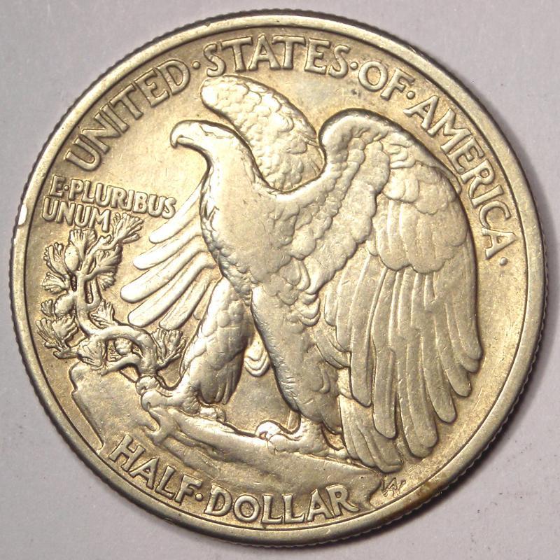 1920-Walking-Liberty-Half,-Unslabbed