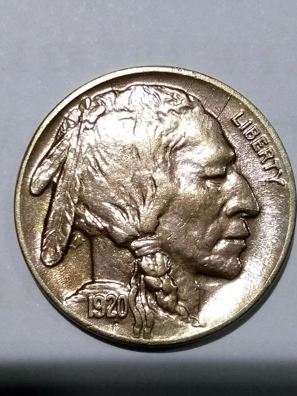 1920-D-Buffalo-Nickel,-Unslabbed