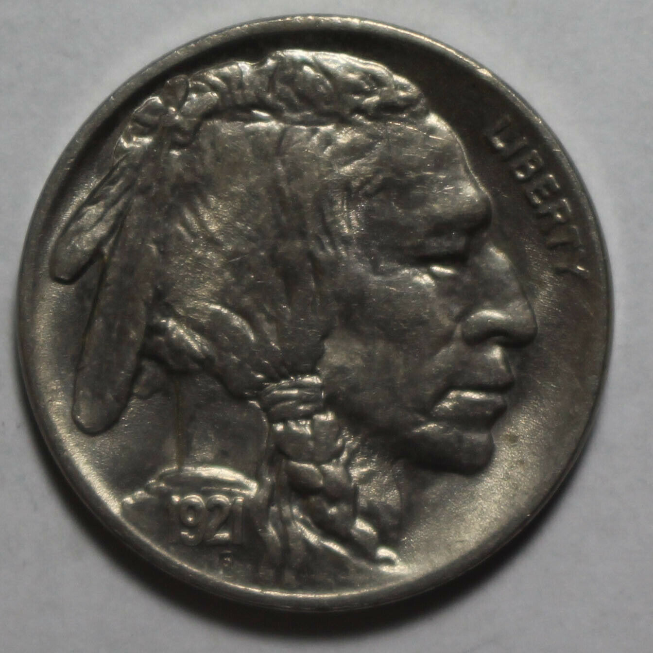1921-Buffalo-Nickel,-Unslabbed