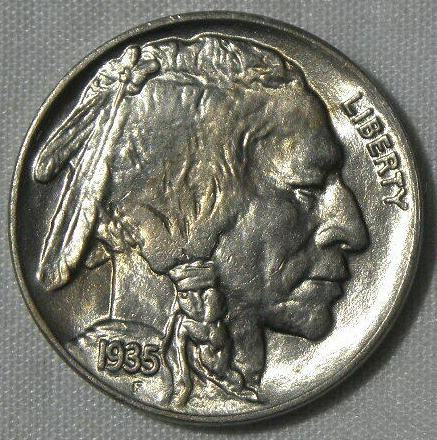 3-1935-Buffalo-Nickel,-Unslabbed