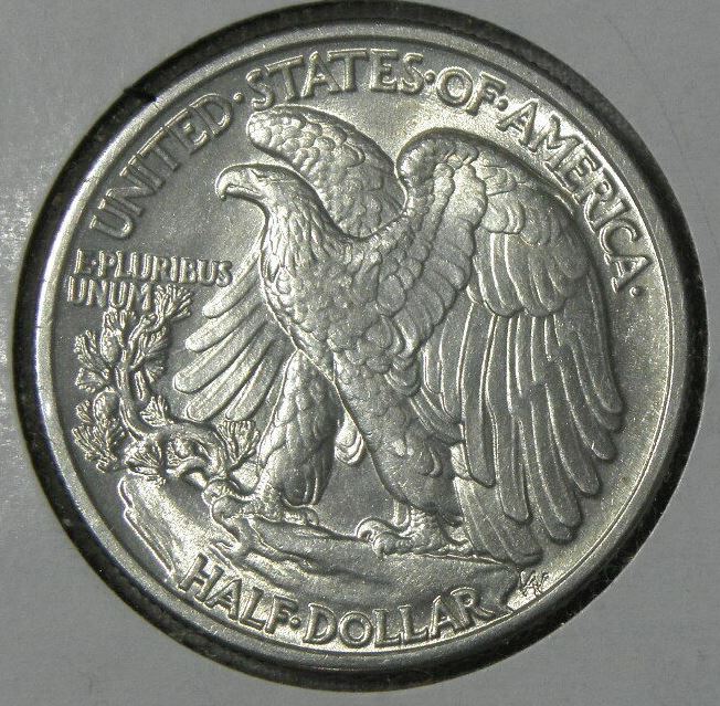 1939-Walking-Libert-Half,-Unslabbed