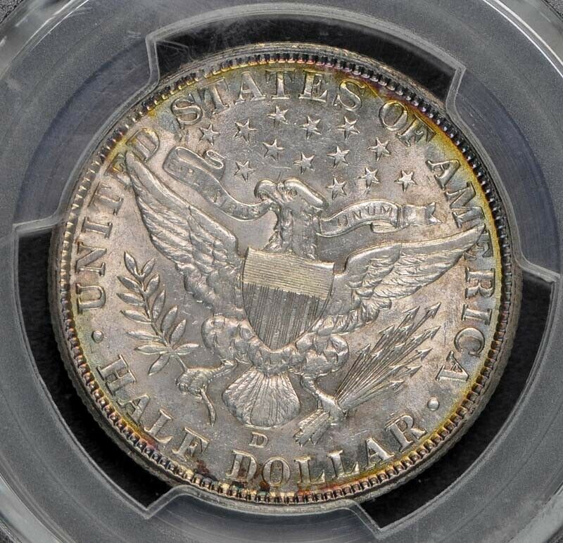 Barber-Half,-Slabbed,-1906-D,-Guess-The-Grade