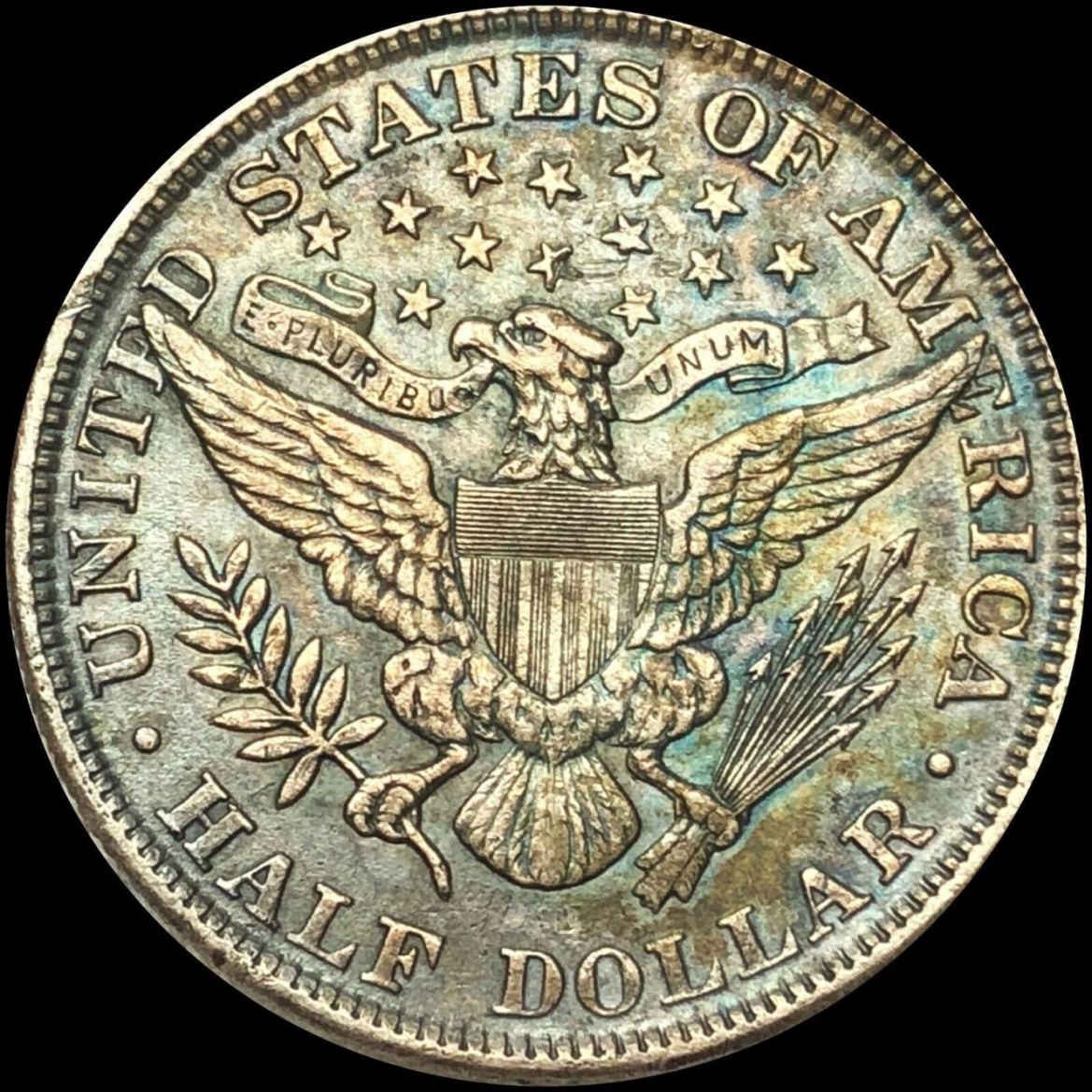 1899-Barber-Half,-Strange-Color,-Unslabbed