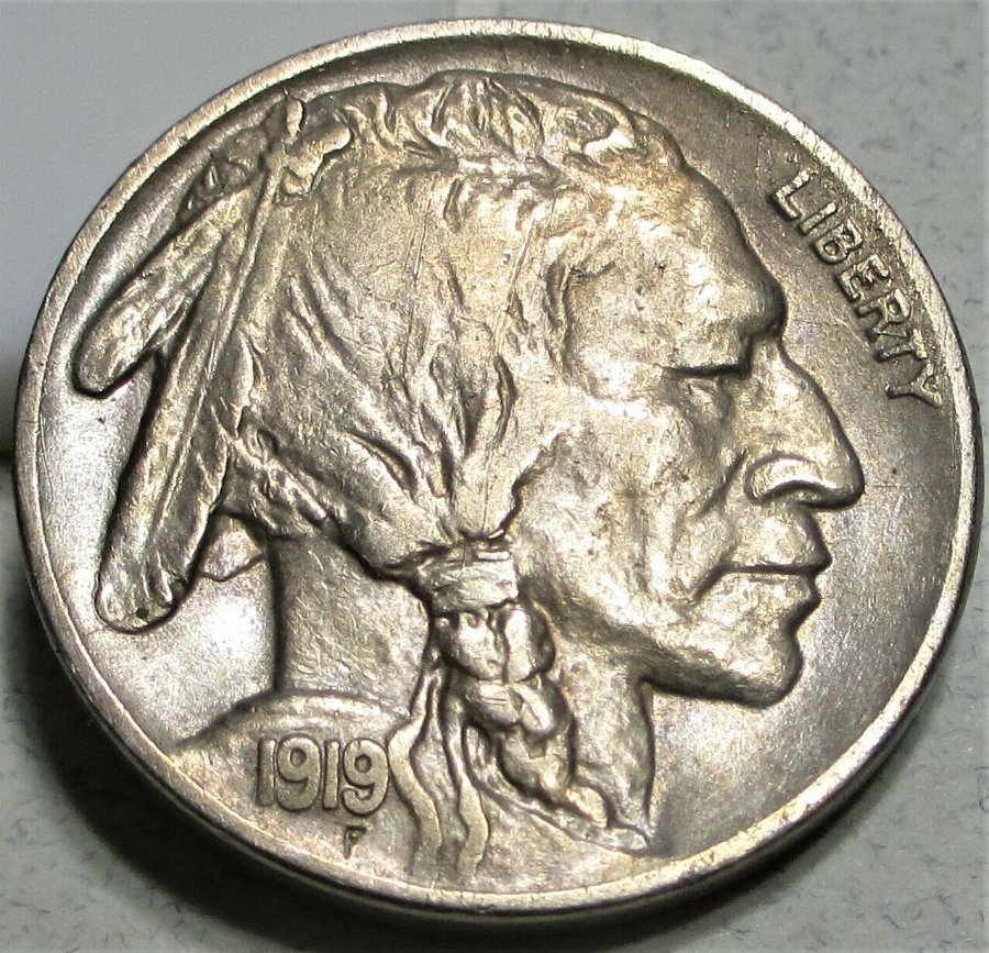 1919-Buffalo-Nickel,-Unslabbed