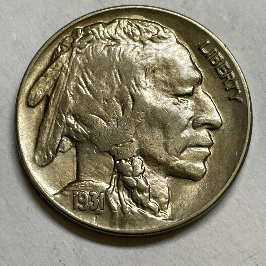 1931-S-Buffalo-Nickel,-Not-Slabbed