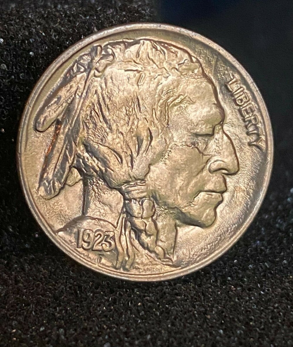 1923-Buffalo-Nickel,-Unslabbed,-Strange-Date-Appearance