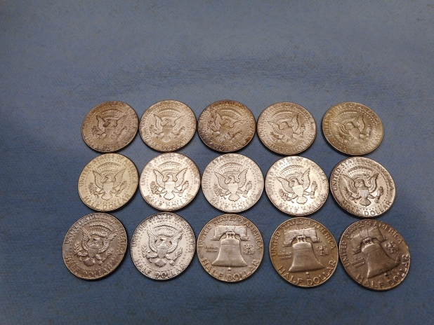 1963-Franklin-And-1964-Kennedy-Half-Dollar-Score