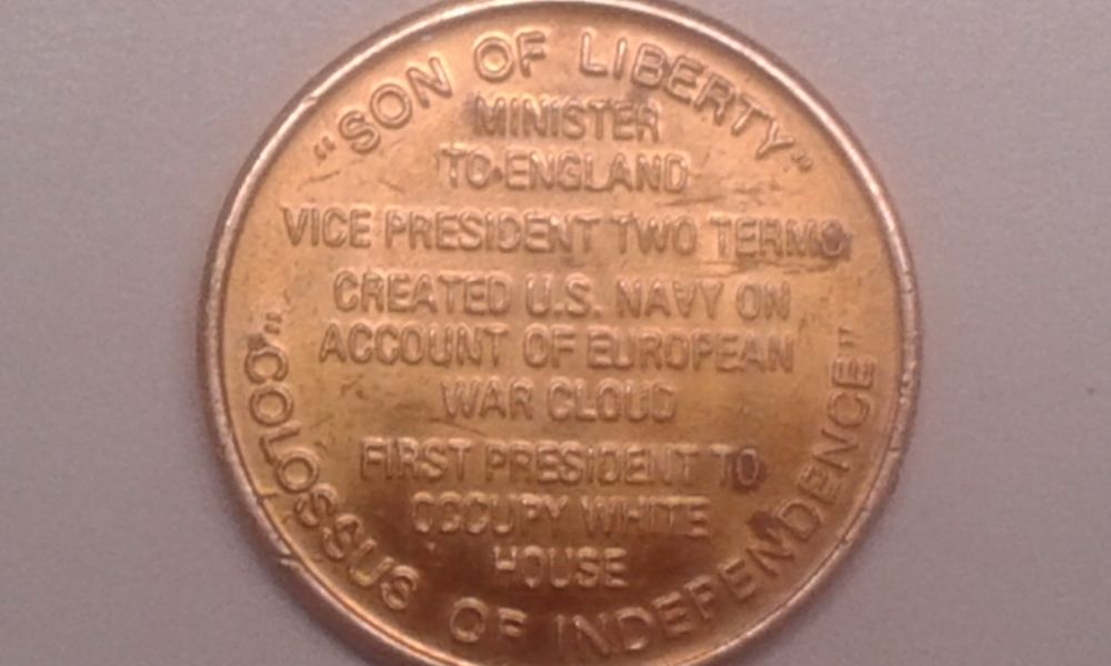 Misprinted-James-K.-Polk-Coin/Token-With-John-Adams'-Informa