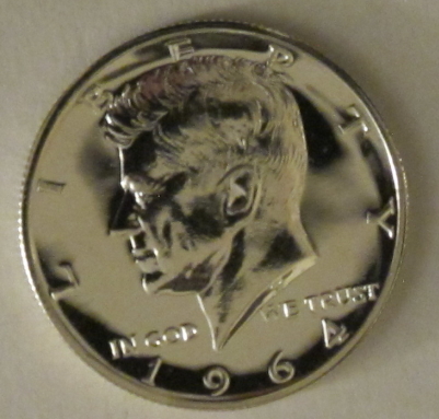 1964-AH-Kennedy-Worth-Grading-With-Small-Scratch/Gouge?