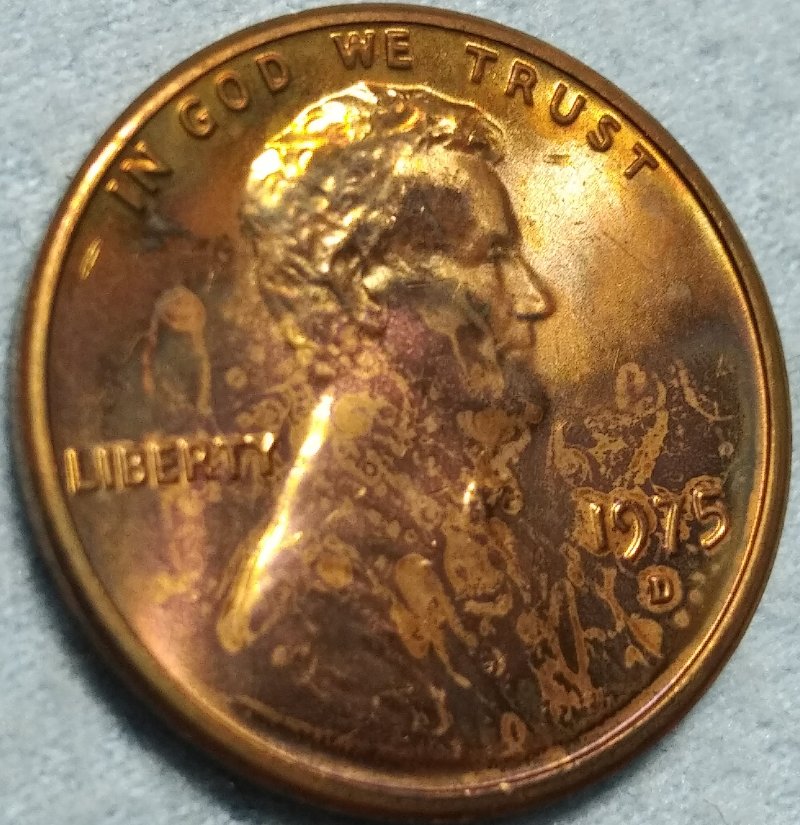 Uncirculated-1974-Lincoln-Cent-With-Scratchs-From-Philadelphia-Mint