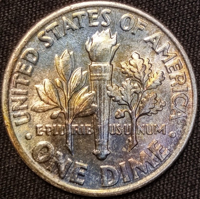 1962-Roosevelt-Dime-Toned---Grade-Thoughts-Please