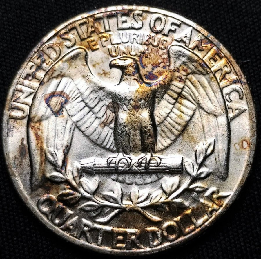 1962-Washington-Quarter-Uniquely-Toned---Please-Grade