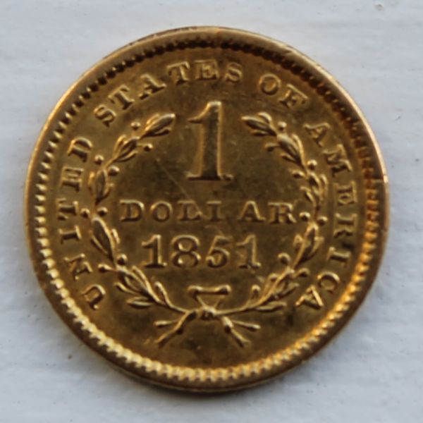 1851-And-1856-Gold-Dollars